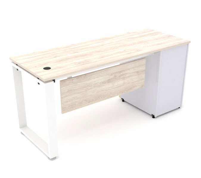 escritorio quadra con pedestal